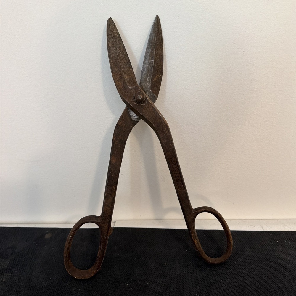 Wiss & Sons Craftsman 12" Tin Snips Metal Shears Cutter USA Vintage 19